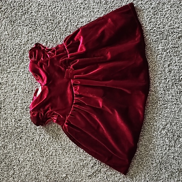 h and m red velvet dress Velvet Dress